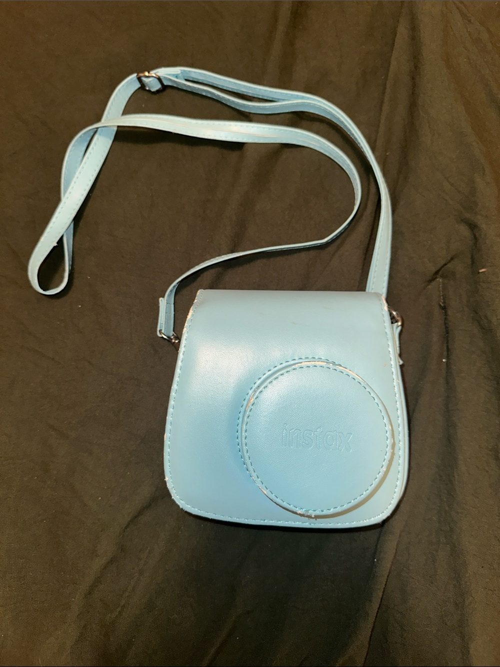 Instax Pastel Blue Crossbody Camera Case